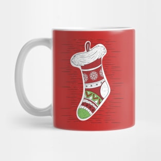 Christmas stockings - Happy Christmas and a happy new year! - Available in stickers, clothing, etc Mug